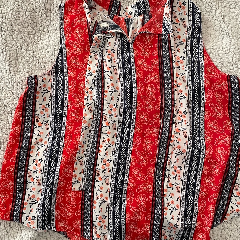 Cato Casual Floral Print Tank Top. Size 2X
